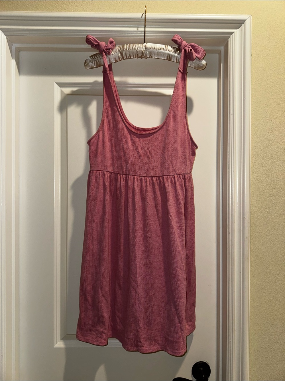 wild fable Mauve Pink Tie-Shoulder Casual Sundress
